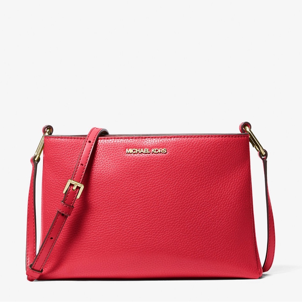 Michael Kors Medium Pebbled Leather Crossbody Bag - Picture 2 of 4